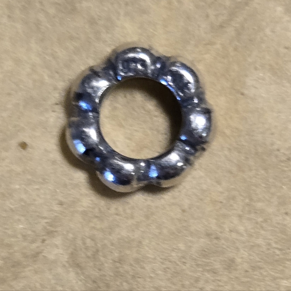 Pandora Murano glass charm beads and sterling silver spacers. Retired - Picture 7 of 16